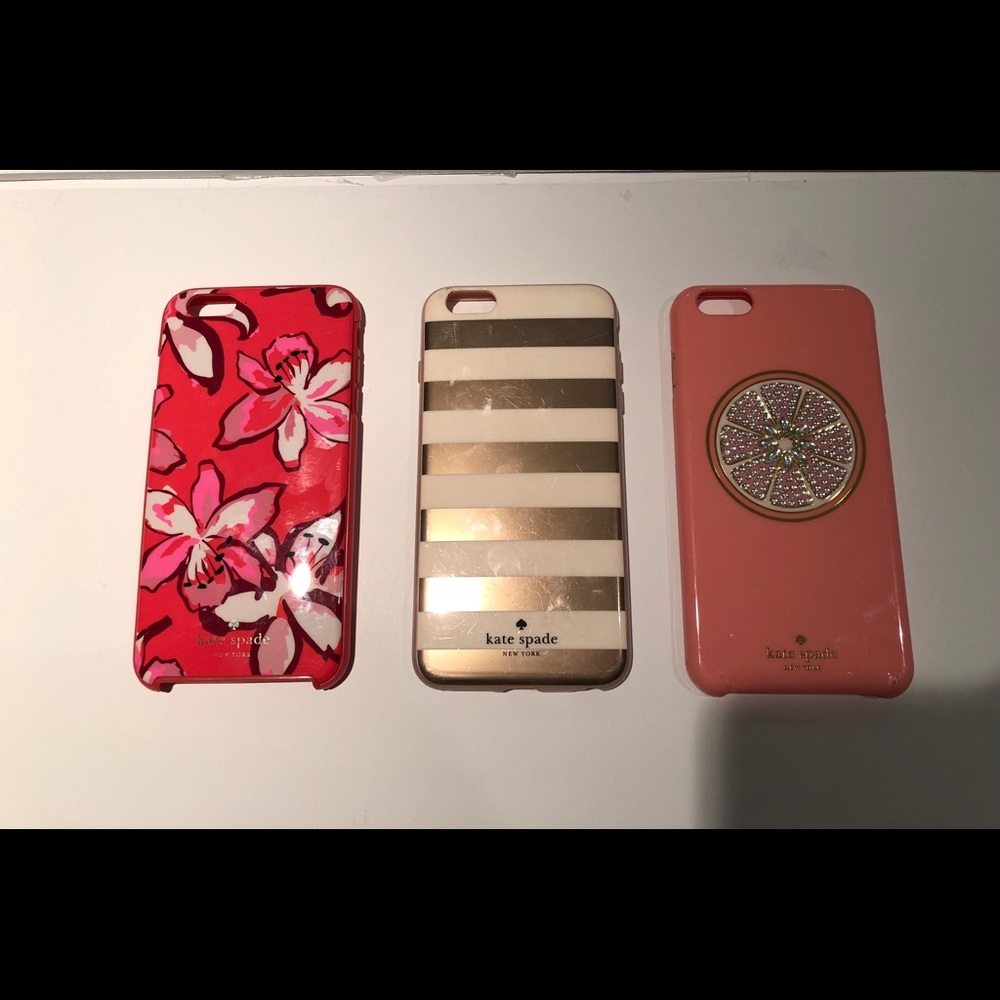 Bundle Of 3 Kate Spade iPhone 6/s Phone Cases!